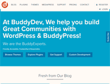 Tablet Screenshot of buddydev.com
